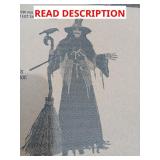 6ft Nightshade Witch with LifeEyes LCD Eyes