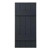 Polypropylene Shutter Pair, Board Batten