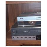 RCA DVD Player and GO.VIDEO VHS Deck Combo