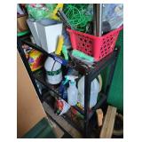 Garden Supplies and Shelves