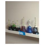 Assorted Decorative Glass Bells Collection