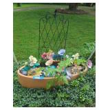 Garden Decor Collection with Planters and