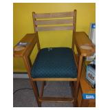 Table and chairs.
