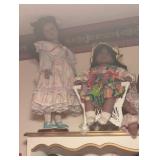 Giant lot of dolls.