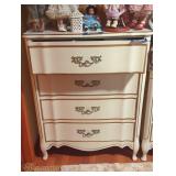 White dresser.