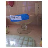 Large Glass Display Dish