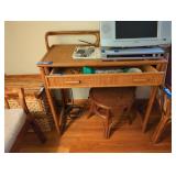 Bamboo Desk with Stool