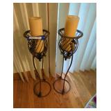 Standing Candle Holders Lot