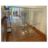 Mirrored Glass Shelves