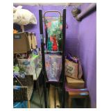 4 Shelf Glass and Metal Shelving Unit contents
