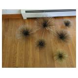 Mid-Century Modern Starburst Wall Sculpture