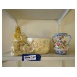 Decorative Vase and Figurine Set