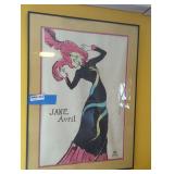 Vintage Jane Avril Framed Art Print