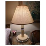 White Metal Lamp