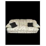 Three-Seater Sofa with Patterned Upholstery