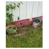 Garden Decor Collection with Planters and