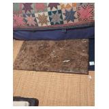 Marble vanity top.