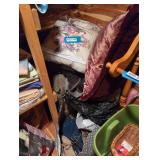 Pillows and Shoes Lot