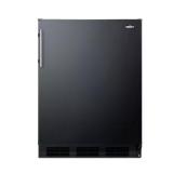 5.1 cu ft Mini Fridge with Freezer Black