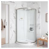 Breeze Corner Shower Kit with Door (Ni)