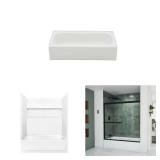 Aloha 60x30 Bathtub, Surround & Door Combo