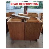 Assorted Cabinet lot (4pcs)