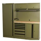 80.2W x75H x19.2D Steel 8-Pc Garage Storage