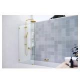 Frameless Shower Bath Panel 31.5 W/58.25 H