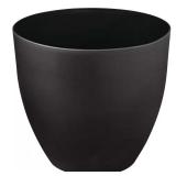 Cersei 11.5in Matte Black Plastic Planter