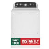 GE 7.2 cu. ft. Vented Electric Dryer, White