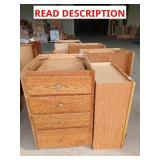 Assorted Cabinet lot (4pcs)