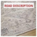 Livabliss Eleni Gray Rug 7x9 Indoor