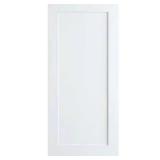 30x80 White 1-Panel Door Slab