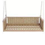 Solid Wood Twin Swing Bed, Garden Frame