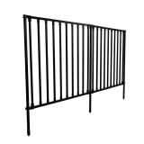 Zippity Garden Fence Panel, 3ft x 3.5ft Black