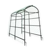 86 in. Metal Garden Arch Trellis Outdoor