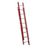 16 ft Fiberglass Ladder, 300 lb Type IA