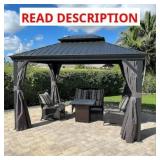Purple Leaf 10x12 Gazebo with Screen