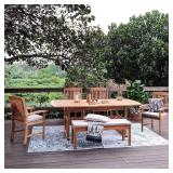 Cambridge Caterina 6-Pc Teak Dining Set