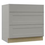 Shaker Dove Gray Pots & Pans Base Cabinet