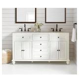 Hamilton 61" Double Vanity w/ Granite Top