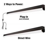 (3) 4 ft LED Garage Strip Light, 4000K