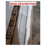 2" Fauxwood blind White 72.5"x84