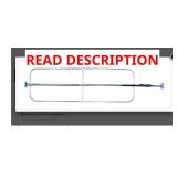 Adjustable 90 105" Stainless Load Lock Bar