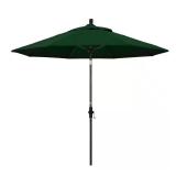 9 ft Fiberglass Tilt Umbrella Hunter Green