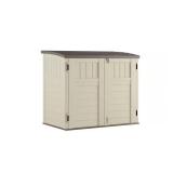 Resin Horizontal Shed 2ft8in x 4ft5in