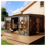 12x16 Wall Sunroom Solarium