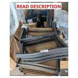 Dark brown patio chair set