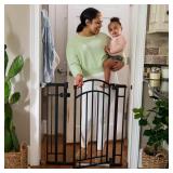 Doorway 48 in. W Series Gate   Black & Pet