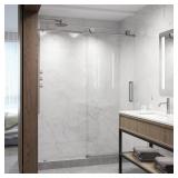 Elan Frameless Shower Door VMotion SS